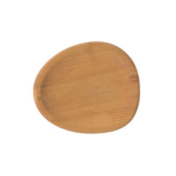 RAW Teak oval tallerken 13x11,4 cm sæt á 2 stk